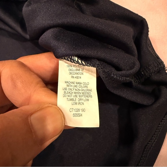 Champion Dark Blue USN Navy Men's Tee - Picture 3 of 7